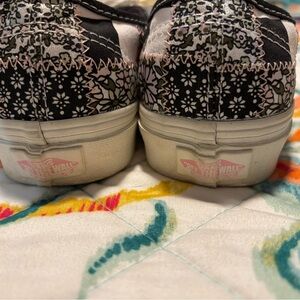 Vans Black and White Patterned Sneakers